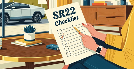 Florida driver consulting with insurance agent about SR-22 certificate requirements